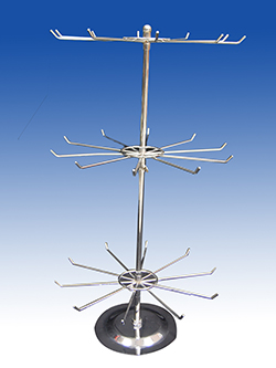 3 TIER ROTATING DISPLAY