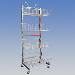4 Tier Euro Basket Stand
