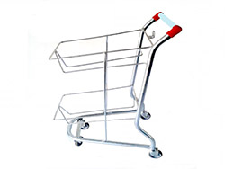 2 tier basket trolley